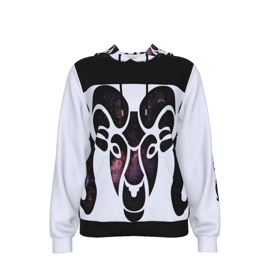 All-Over Print Women's Slim Pullover Hoodie